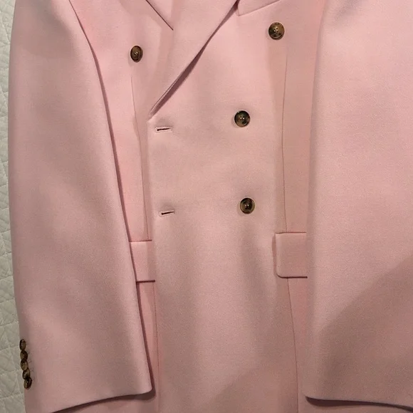 Wardrobe NYC Pink Double-Breasted Blazer - Picture 6 of 8